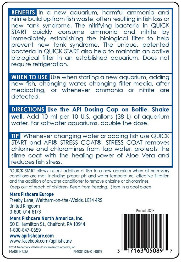API Quick Start 16 Ounces - 2 Pack