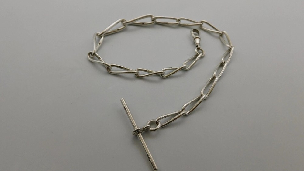 Silver pocket watch chain pocket watch silver chain A116