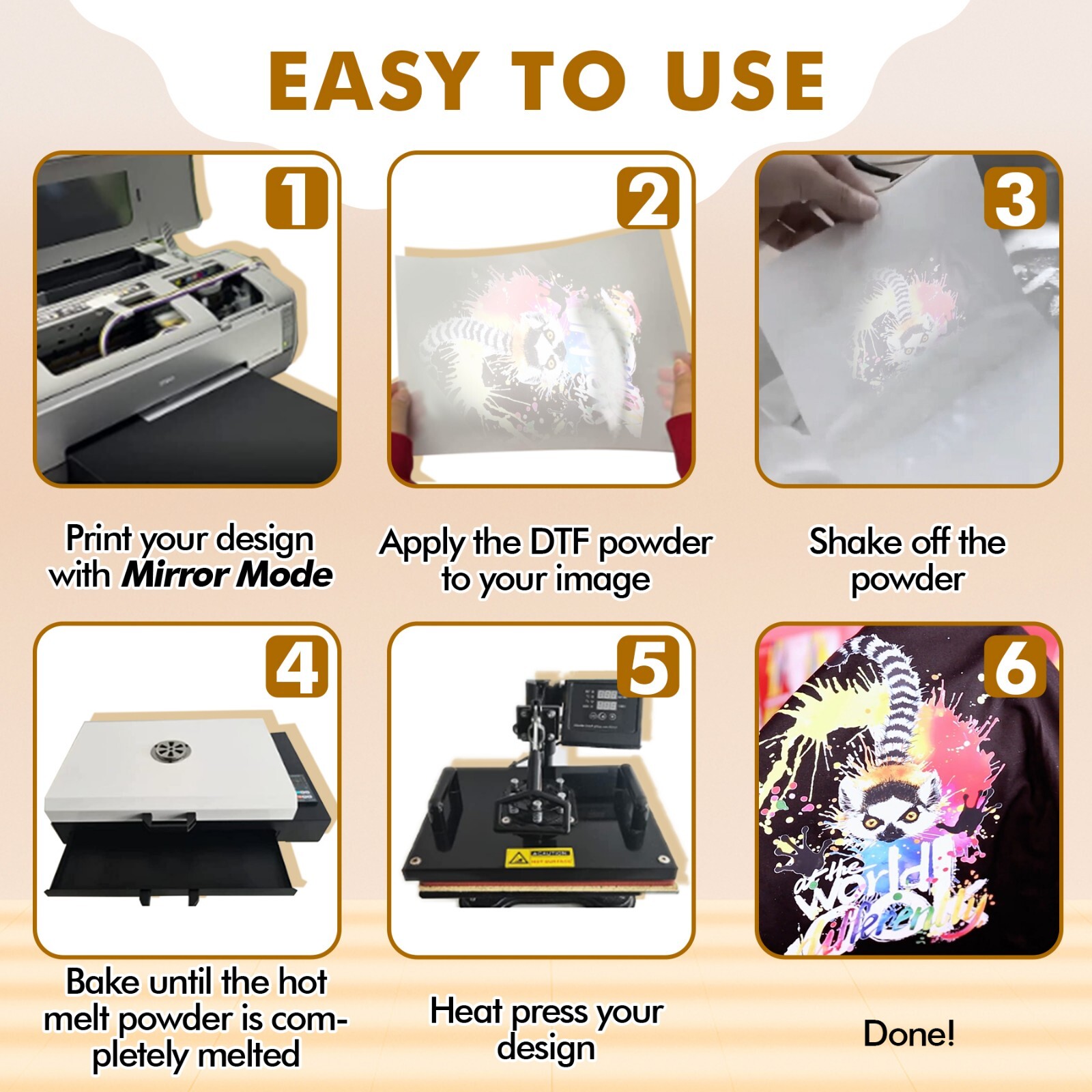 A-SUB DTF Film Roll for Sublimation DTF Transfer Film A3+ 13 inch X 32.8 FT