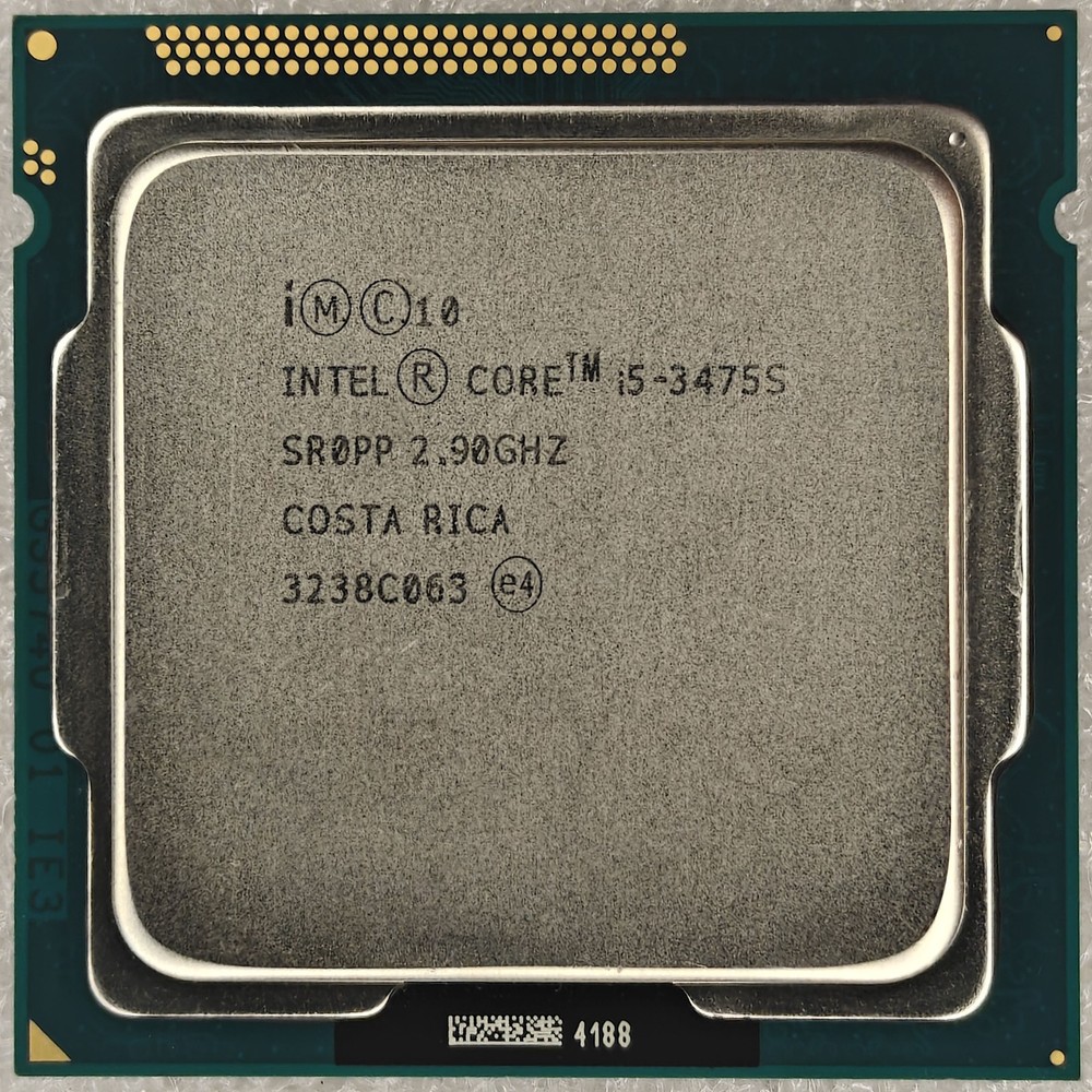 Intel Core i5-3475S SR0PP Quad Core Processor 2.9 GHz, Socket LGA1155, 65W CPU