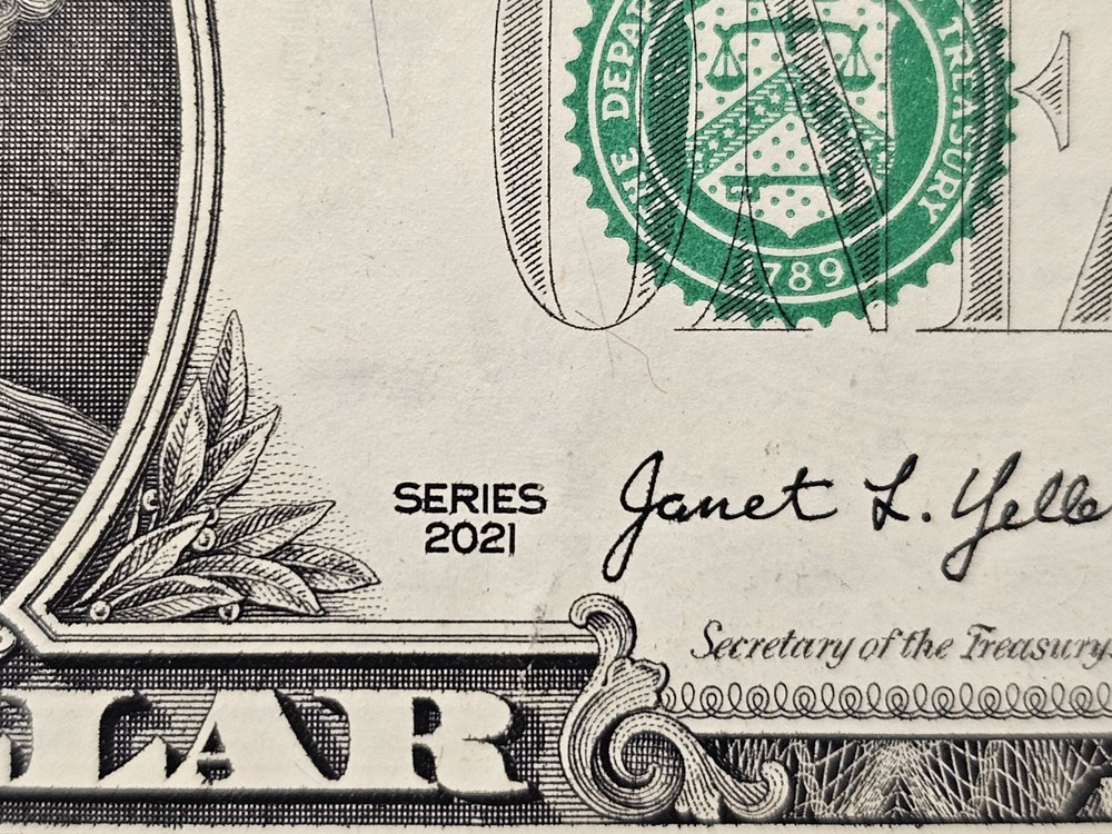 🚀 AU $1 Note-Errors Slight Offset Print, Misaligned, Double Serial Digit "6"🚀
