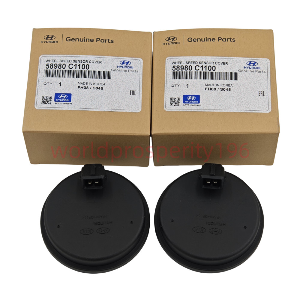 2 X ABS Rear Wheel Bearing Speed Sensor For HYUNDAI Veloster Sportage 58980C1100