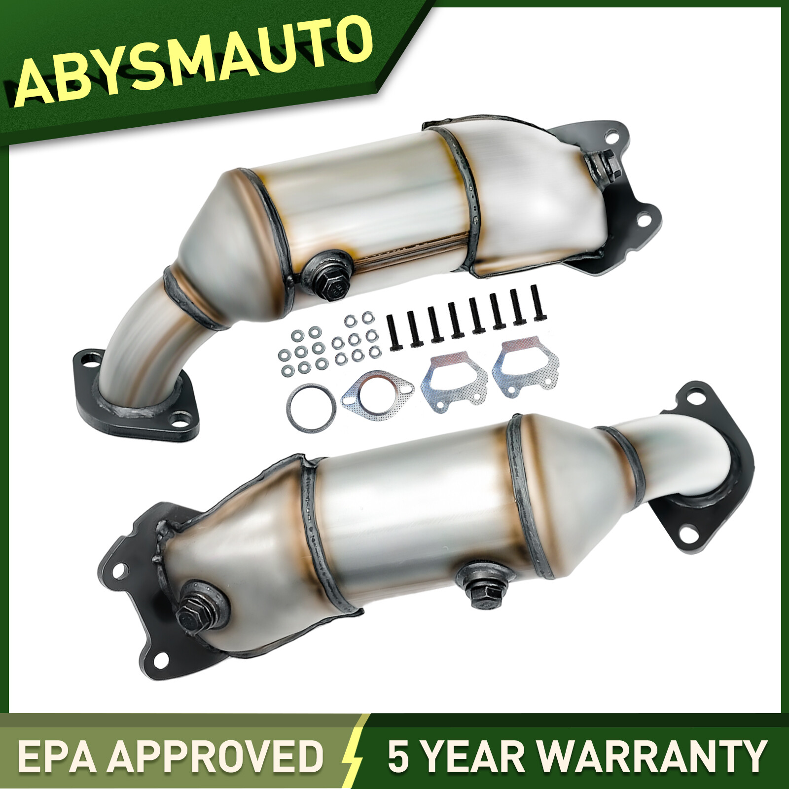 Pair Catalytic Converter For 2011-2014 Chrysler Town & Country / Dodge 3.6L EPA