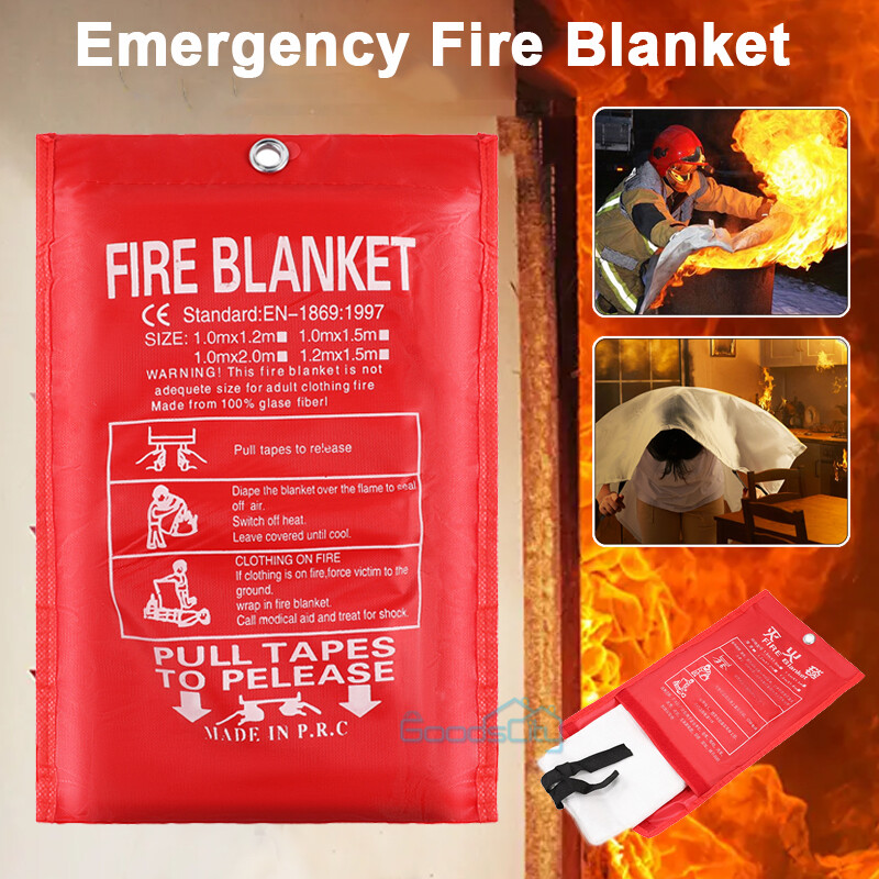 39''X39'' Prepared Emergency Fire Blanket Fire Suppression Blanket Quick Release