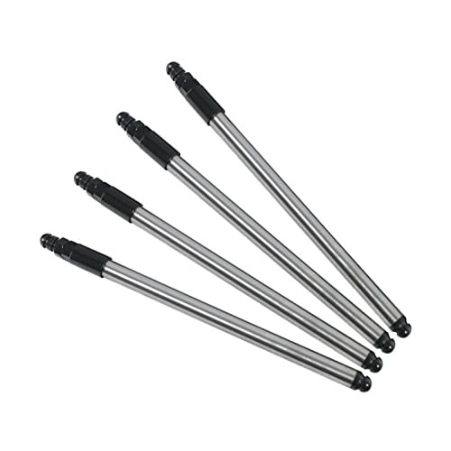 4 PCS Rapid Install Adjustable Pushrod Set Chrome 4pcs Adjustable Pushrods