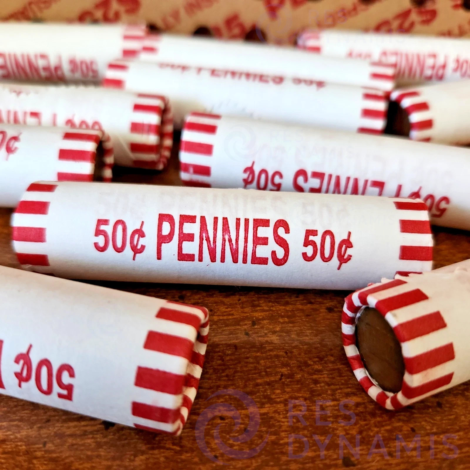 🔥 BANK SEALED Penny Roll – 1 Full Roll (50 Pennies) UNSEARCHED From Bank‼️