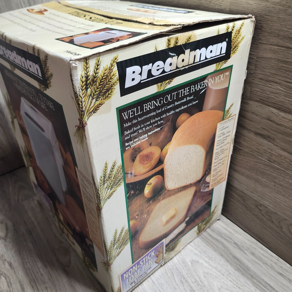 Breadman Bread Machine Automatic Bread Maker 8 Settings TR442SPR New Open Box