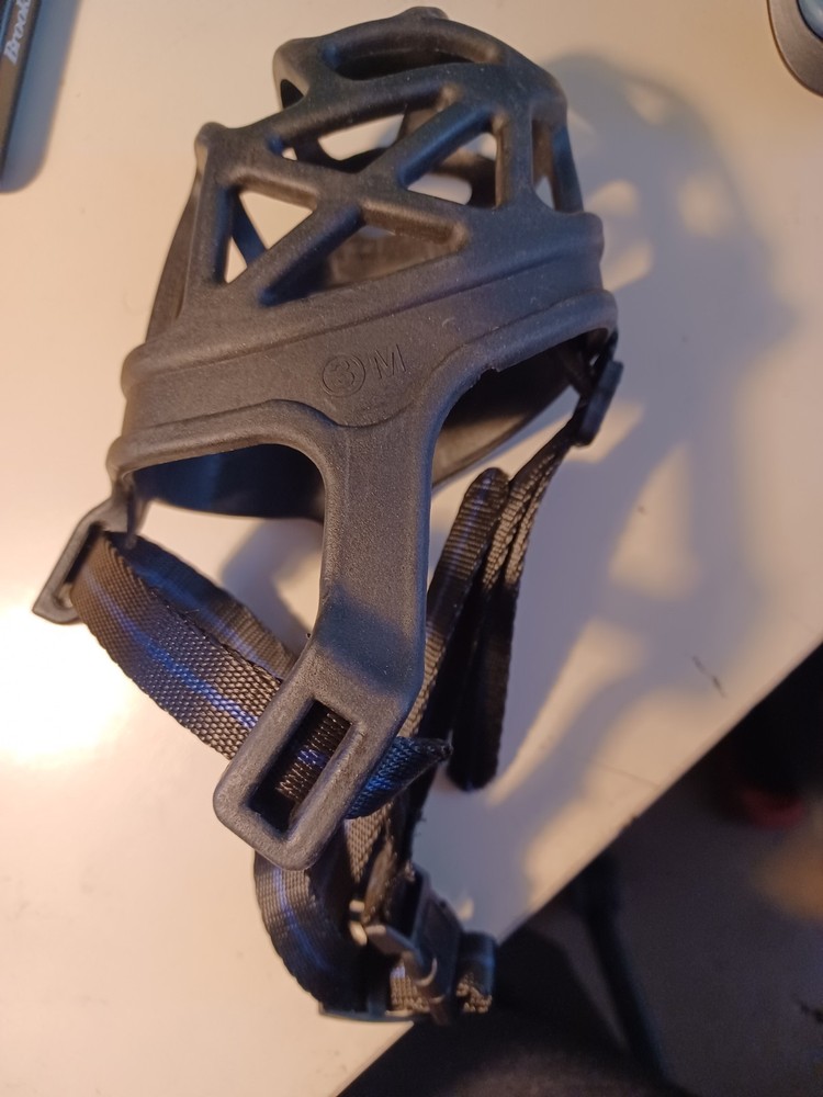 Dog Muzzle 3 Medium Black Adjustable Straps