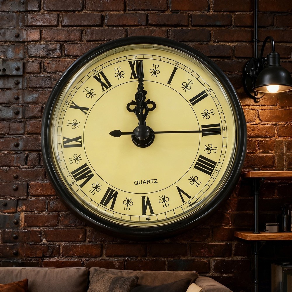 80MM Quartz Clock Insert with Comfortable Readability and Roman Numerals