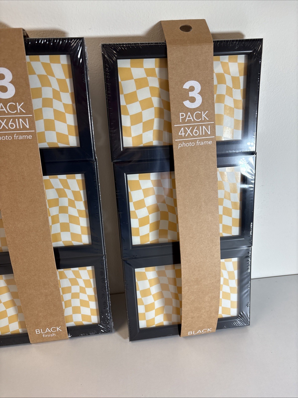 Harbortown 4x6in Mini Frames Black 3pk - Lot Of 3 (9 Total)