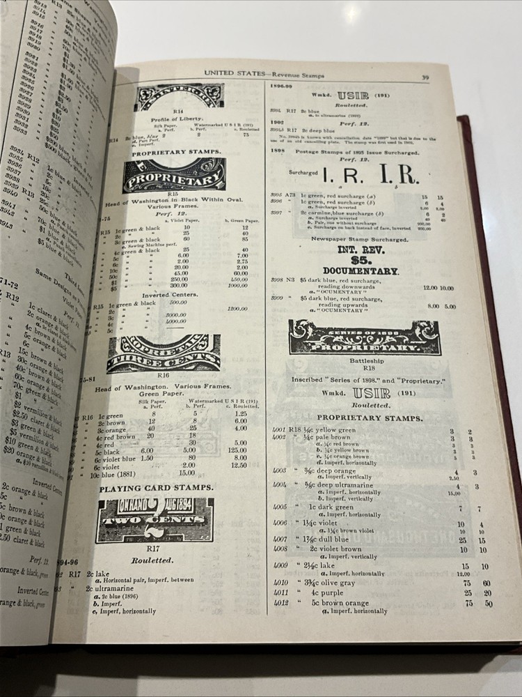 Standard Postage Stamp Catalogue 1935 91st Edition