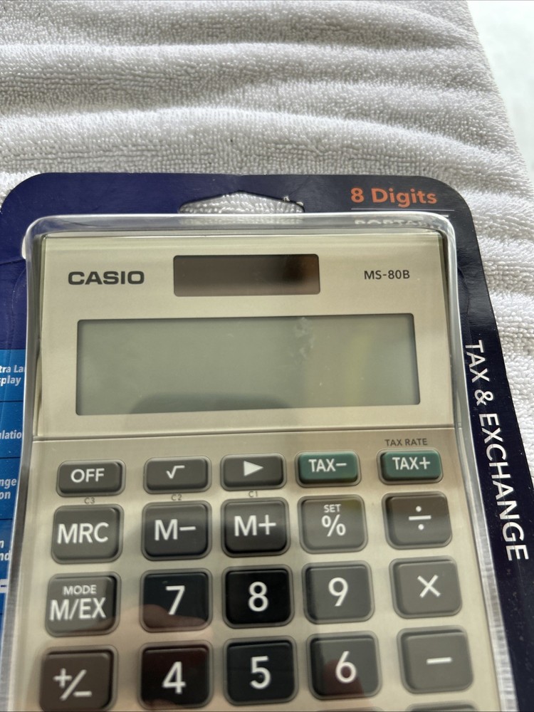 Casio Basic 8-Digit Desktop Calculator (MS-80B) New