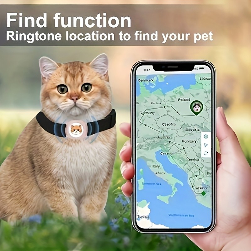 Pet GPS Tracker Collar Dog Cat Finder GSM Locator LED Tracking Remote Waterproof