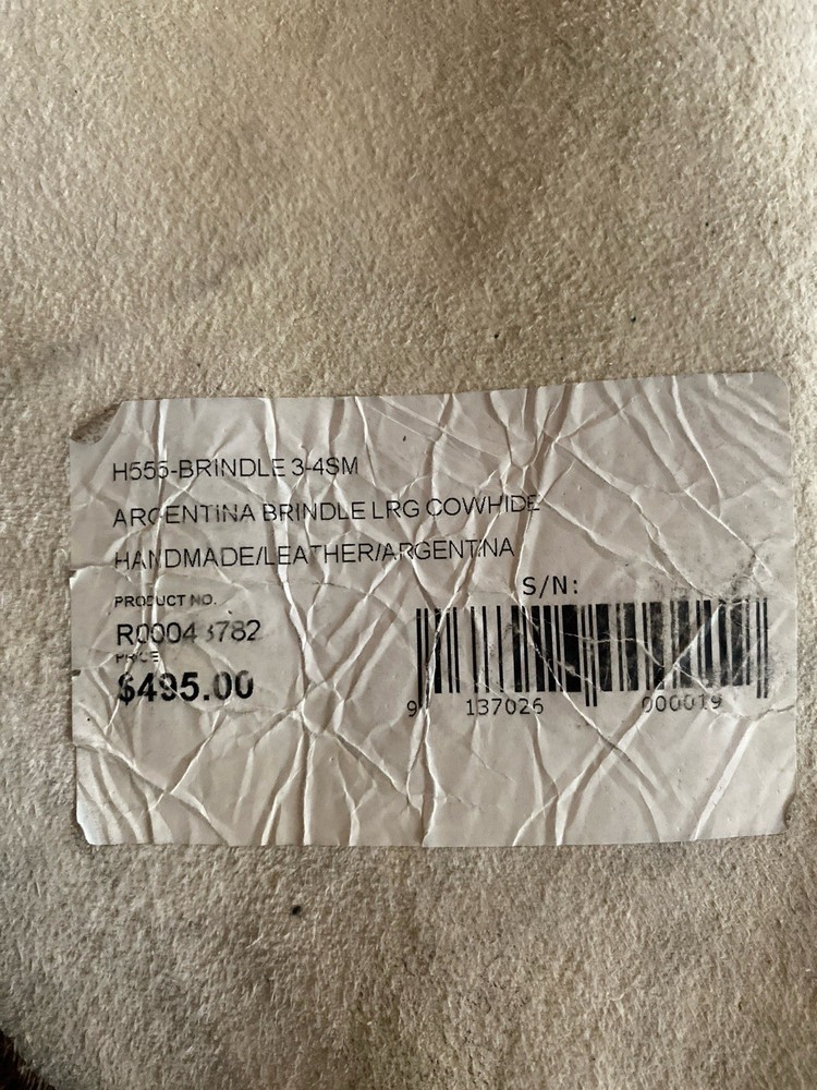 Argentine Brindle Cowhide Rug