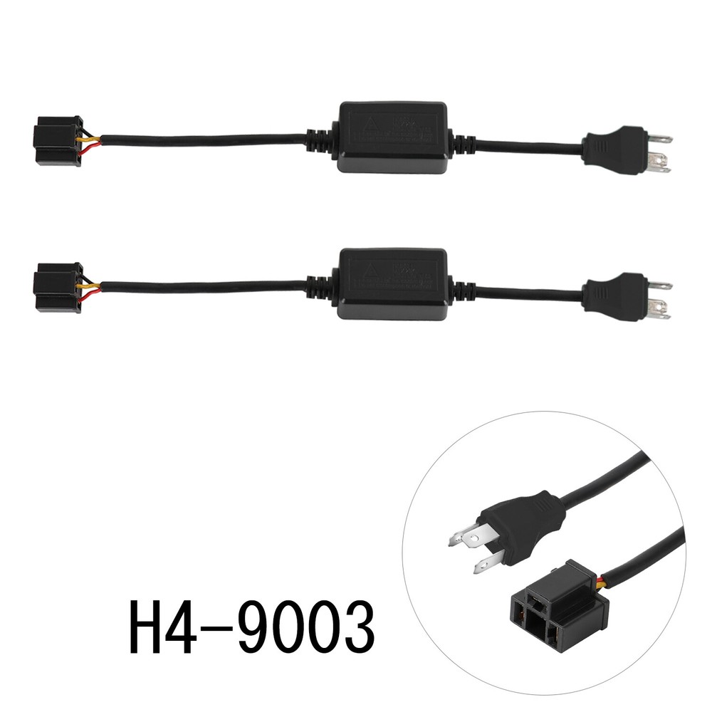 H4 9003 Headlight Canbus LED Decoder Error Free Anti Flicker Load Resistor 2Pcs