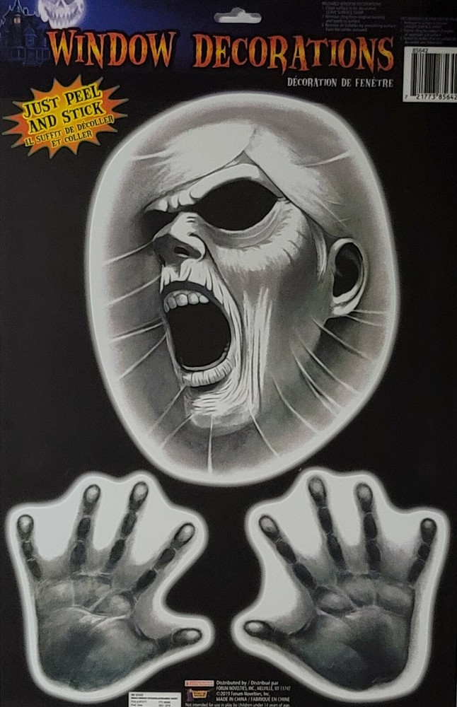 SCREAMING GHOST WINDOW STICKER