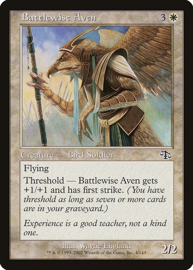 Battlewise Aven Judgment 4 MTG MP