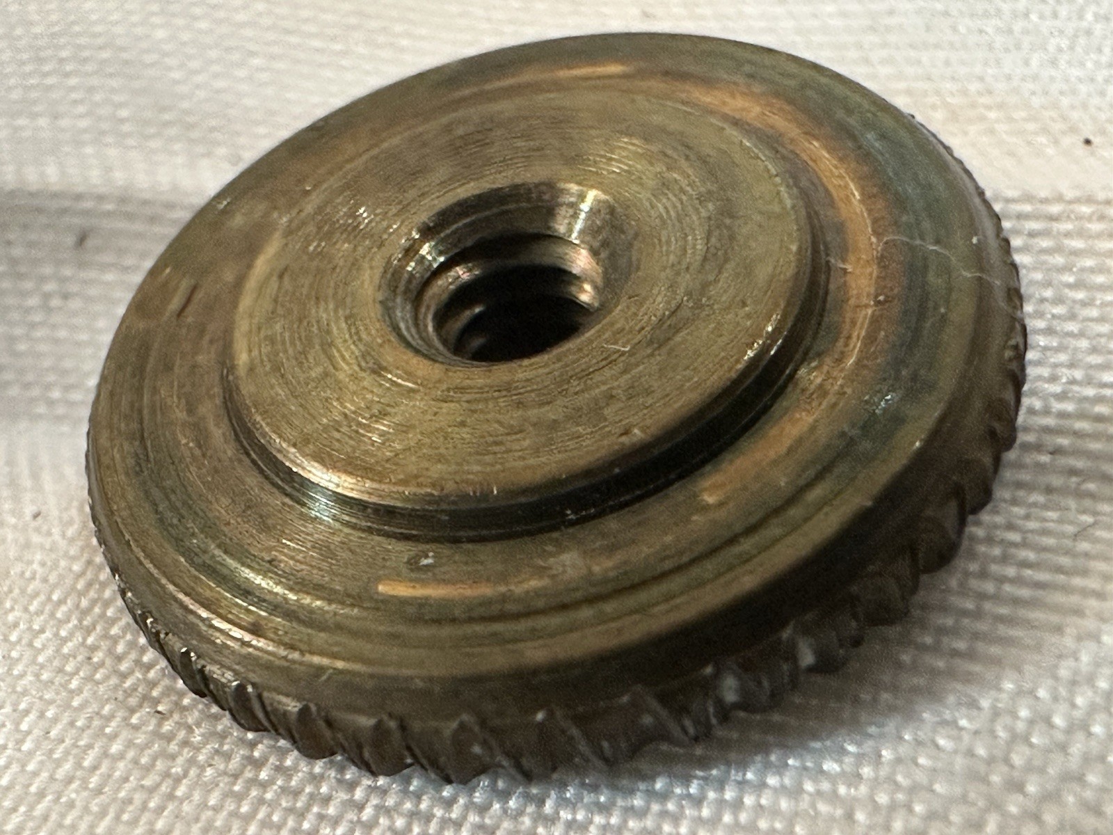 1902 - WWI Rimless Hat Pin. Great Patina Detail & Condition.