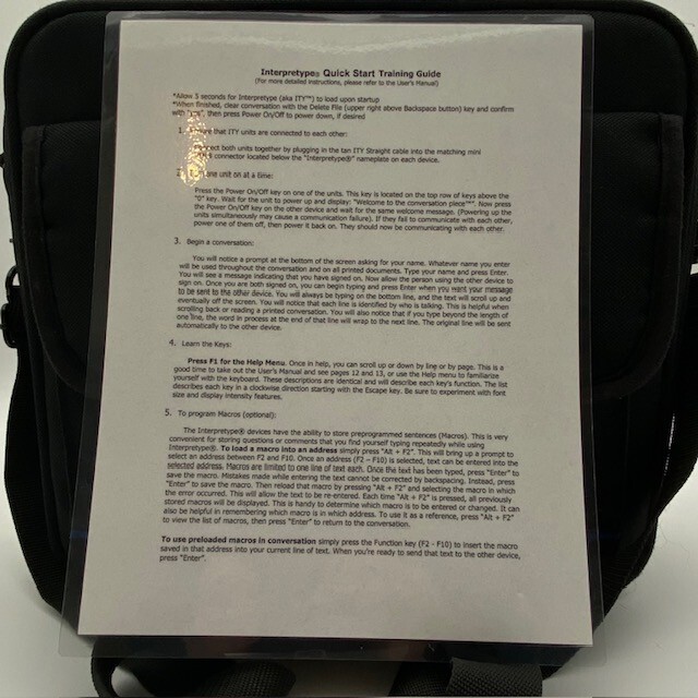 Interpretype ITY Translation Device Set Of 2