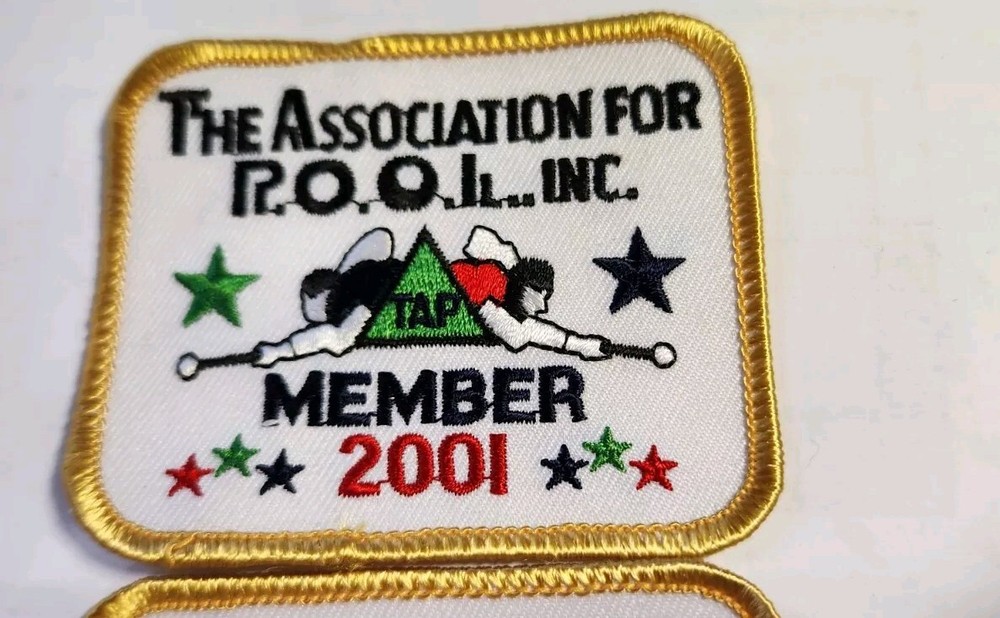 TAP The Association for Pool 2001 Member Patch
