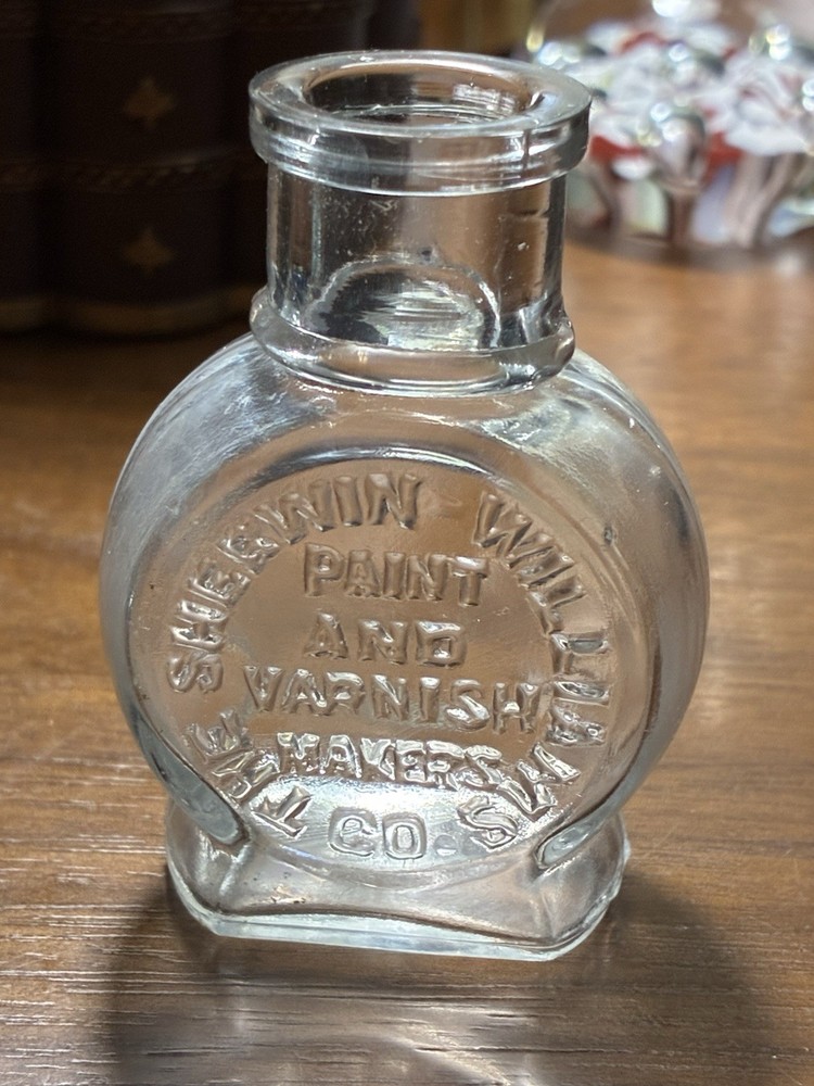 Tiny Sherwin Williams Paint & Varnish Makers Co. Bottle