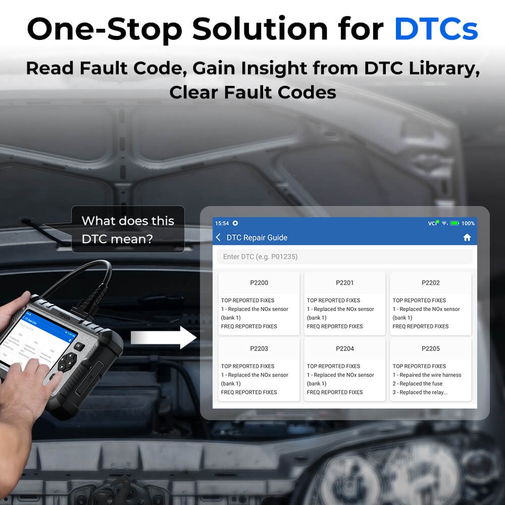 2026 Topdon AD500 OBD2 Scanner Car Diagnostic Tool ABS SRS Engine Code Reader