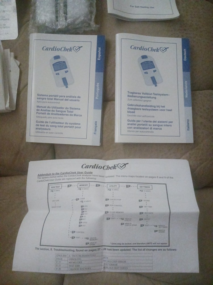 CardioChek Cholesterol Home Test System Analyzer