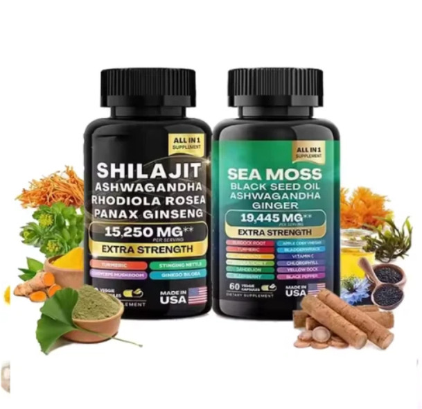 Dynamic Vitality Bundle - Sea Moss Multivitamin & Shilajit Power Combo