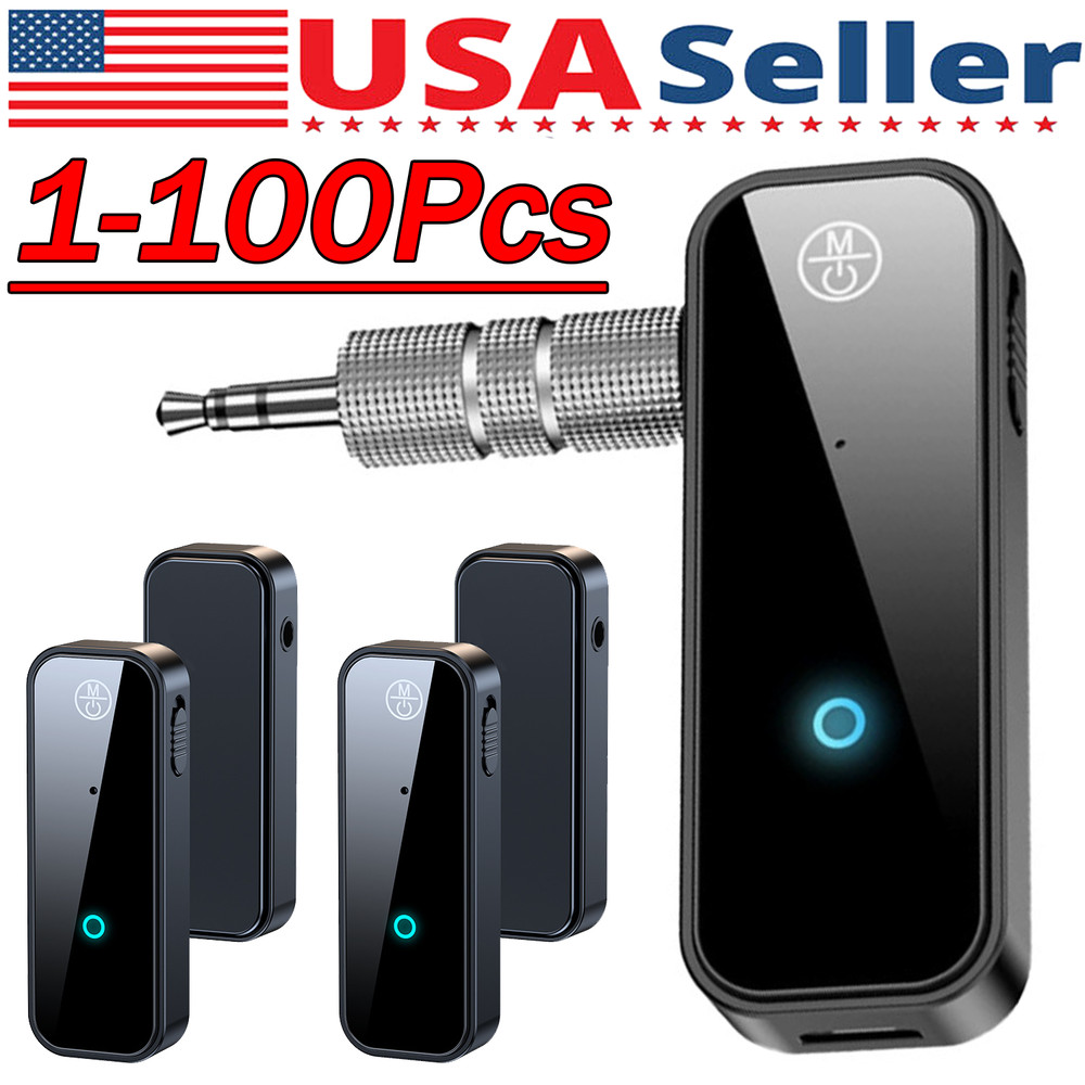 Wireless Bluetooth 5.0 Transmitter Receiver for Car Music Audio Aux Adapter Lot