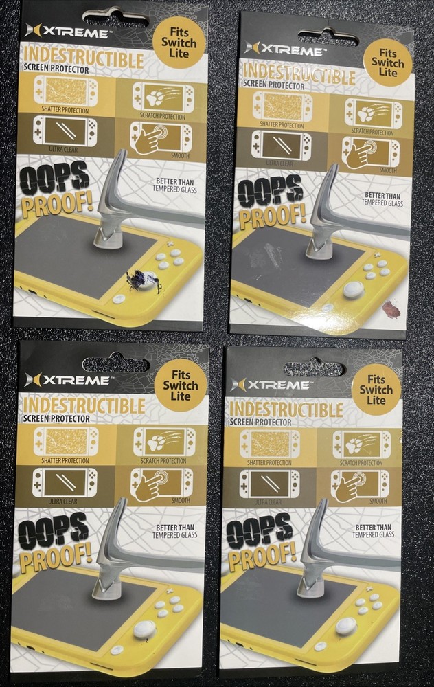 4 Xtreme Indestructible Screen Protector  NINTENDO SWITCH Shatter Scratch Proof