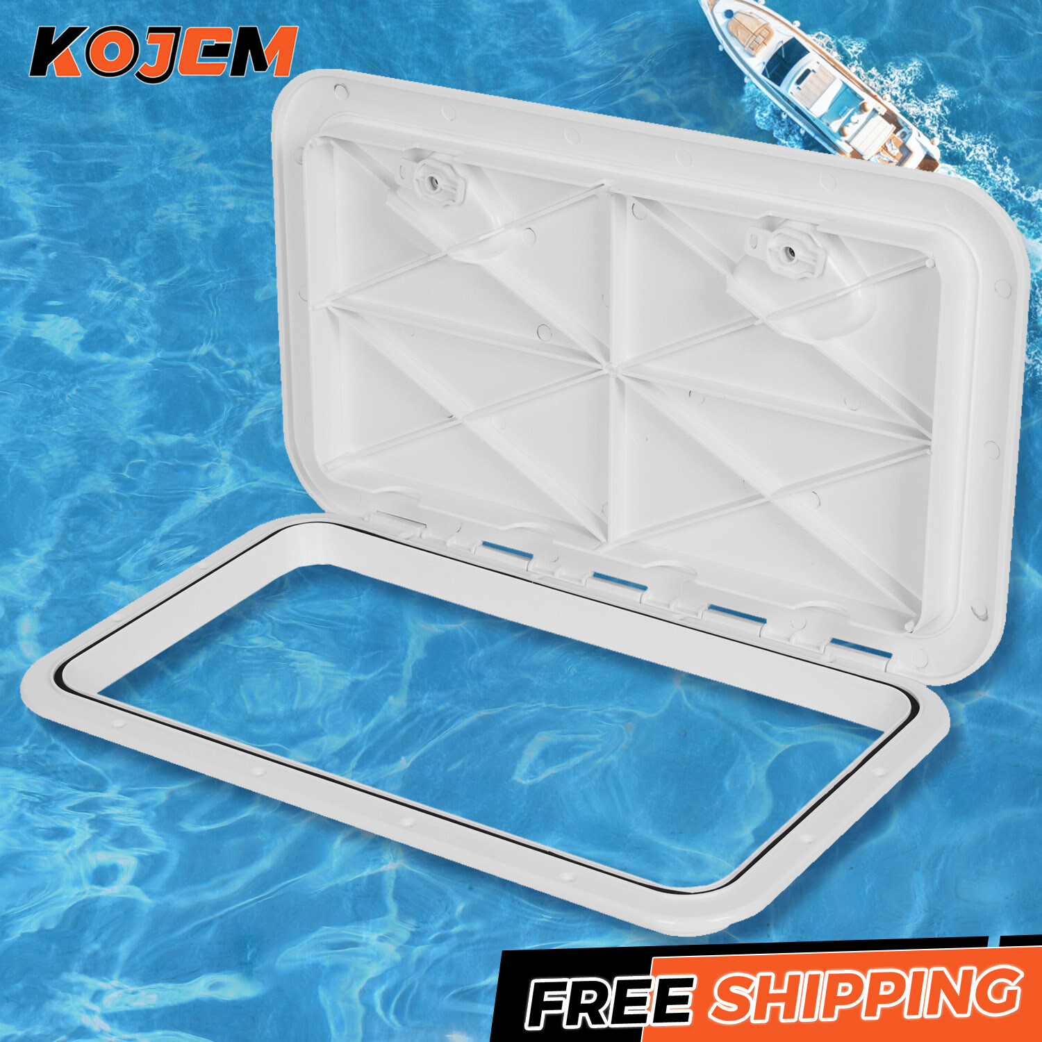 24" x 14" Boat Access Hatch & Lid Deck Access Hatch Boat Deck Hatch Caravan RV