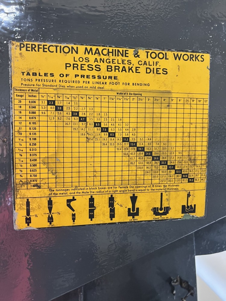 30 TON CHICAGO PRESS BRAKE