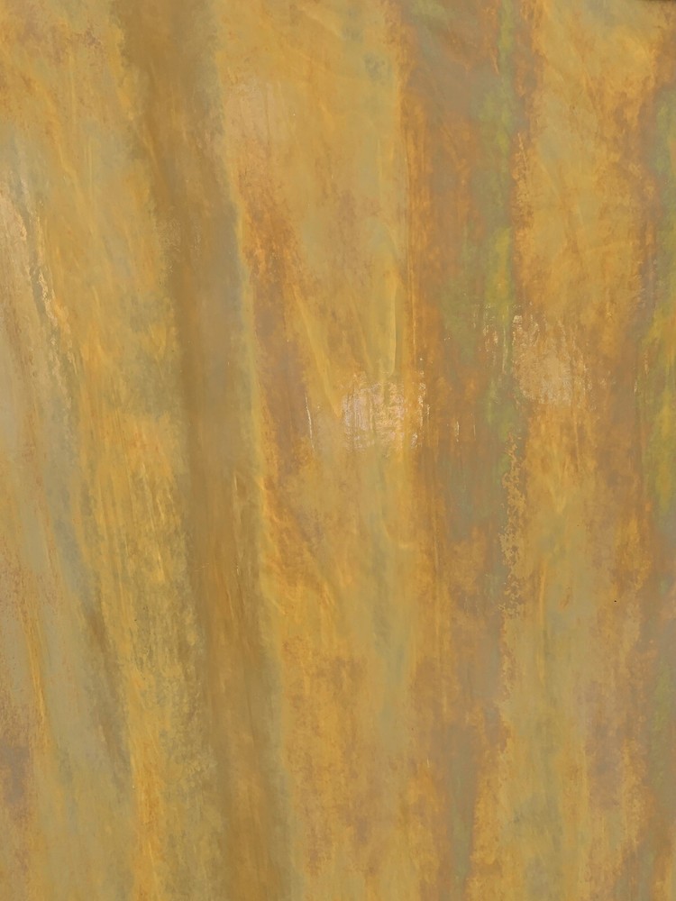 Stained Glass, Medium Amber Opal Iridized, Wissmach SHEET