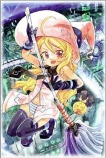 Deck Protector Yugioh Size Image Sleeves - Manga Witch - 60ct Pack