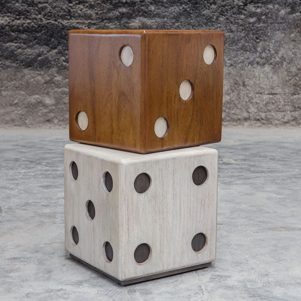 Uttermost 25485 Roll The Dice Accent Table