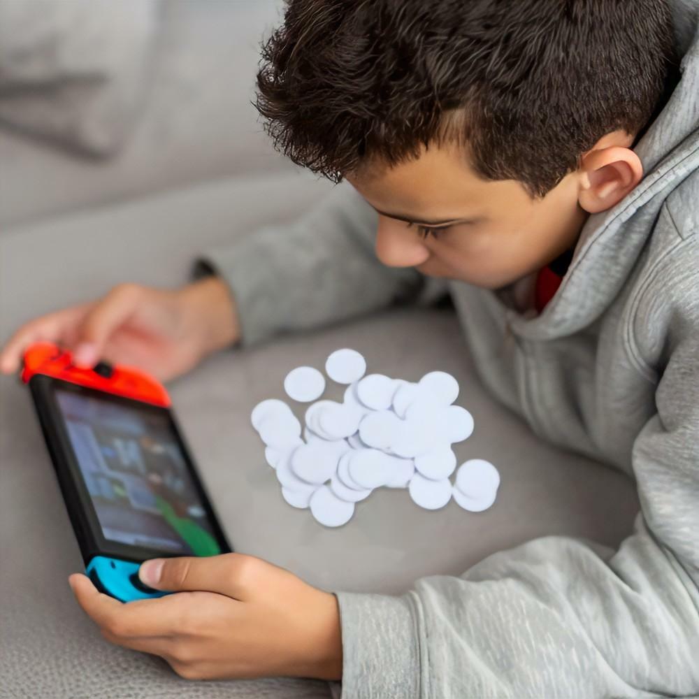 20PCS Round NTAG215 NFC Tags Blank Cards RFID Waterpoof Chip TagMo Amiibo Androi