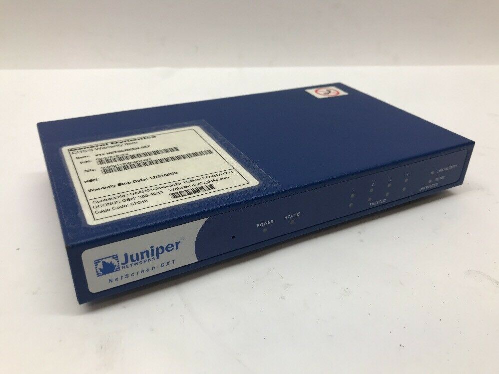 Security Data System NS-5XT-101 Juniper Networks Rack Mountable 12VDC, 12W