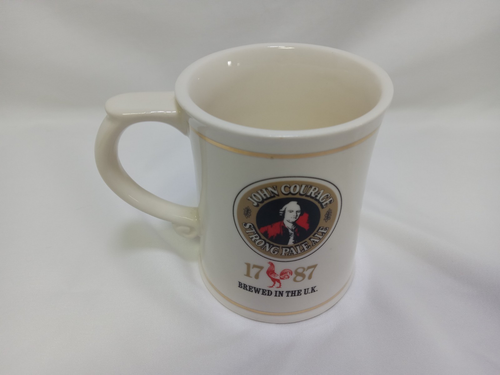 Courage Ale Brewing Mini Beer Mug Collectible Limited Edition Franklin Porcelain