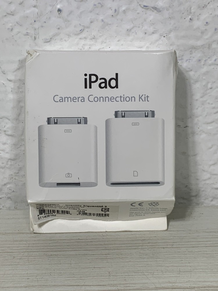 iPad Camera Connection Kit - Apple Accessory Adapter Open Box Never Used