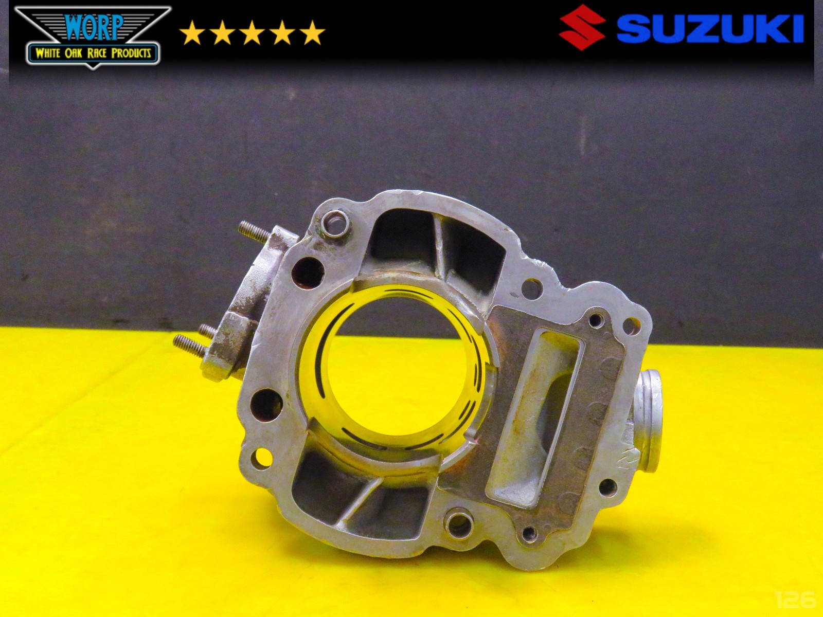 1986 SUZUKI LT250R ENGINE CYLINDER BARREL JUG TOP END + PISTON 70MM 85-92