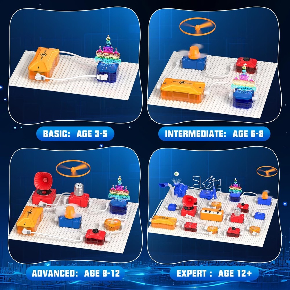 Science Kits for Kids Electronics Exploration Kit with 671+ Circuit Projects,...