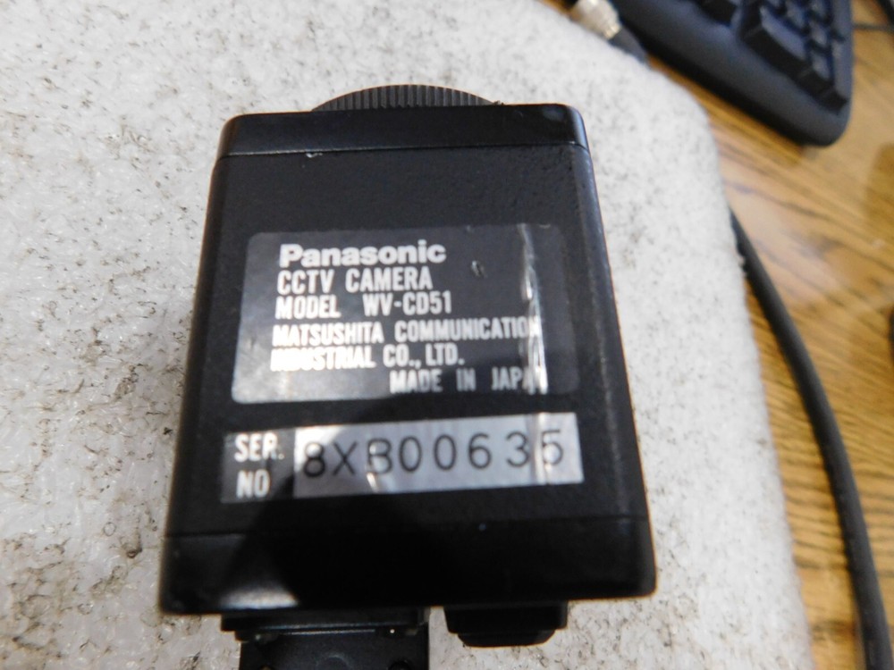 Panasonic Model: WV-CD51 CCTV Camera.