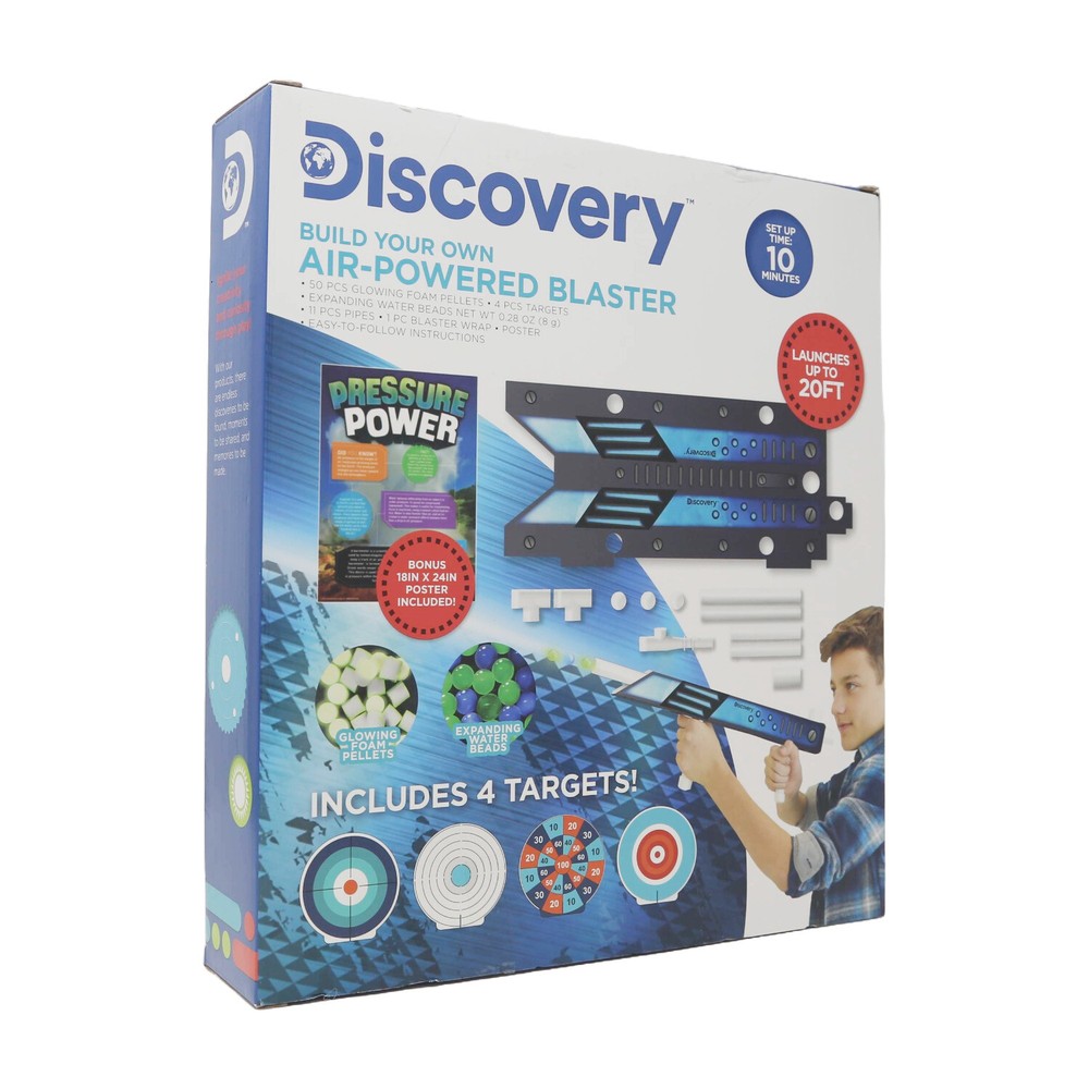 Multicolor Discovery Air Powered Blaster, NEW IN BOX