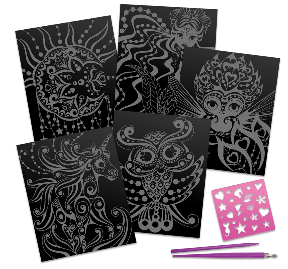 Nebulous Scratch & Sketch Art Design Kit