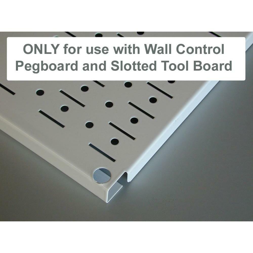 Wall Control Pegboard Utility Hooks Assortment Rust-Resistant 1 in. Tall Slot