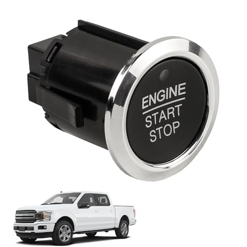 Ignition Starter Switch Start Stop Push Button Assembly Compatible with 2015