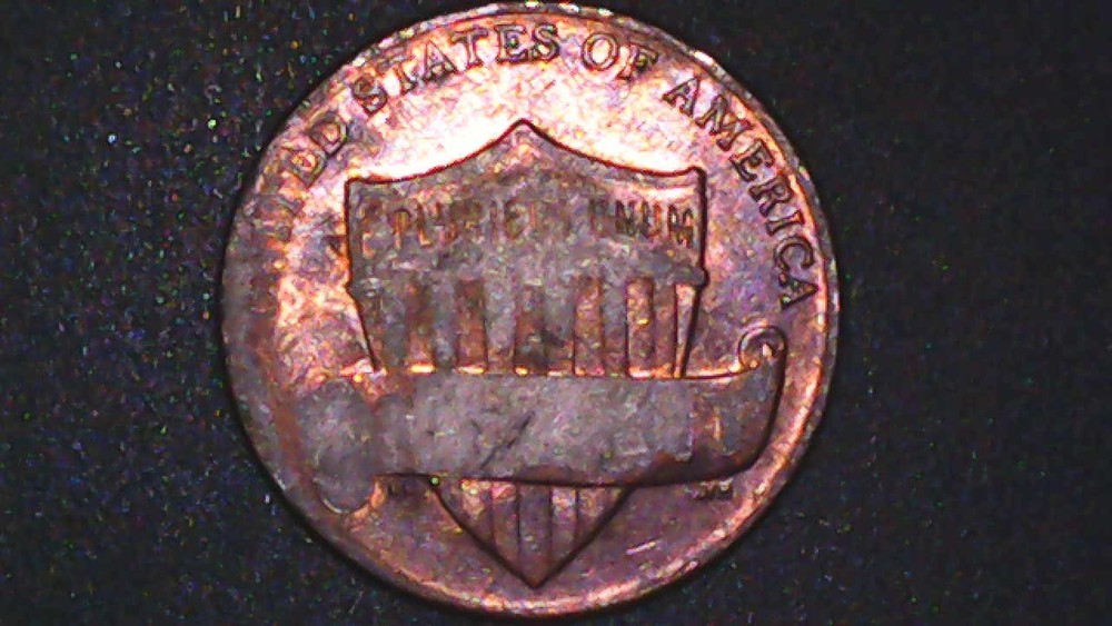 2017 D Lincoln cent Mint Error Missing "ONE CENT" 2.5g FREE SHIPPING