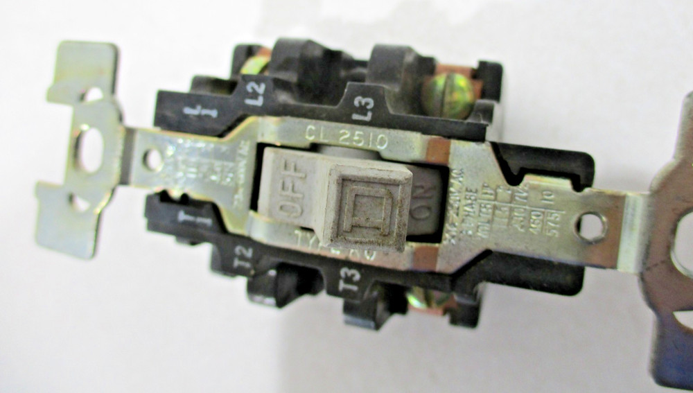 CL2510 Square D Manual Motor Switch Type K0 KO