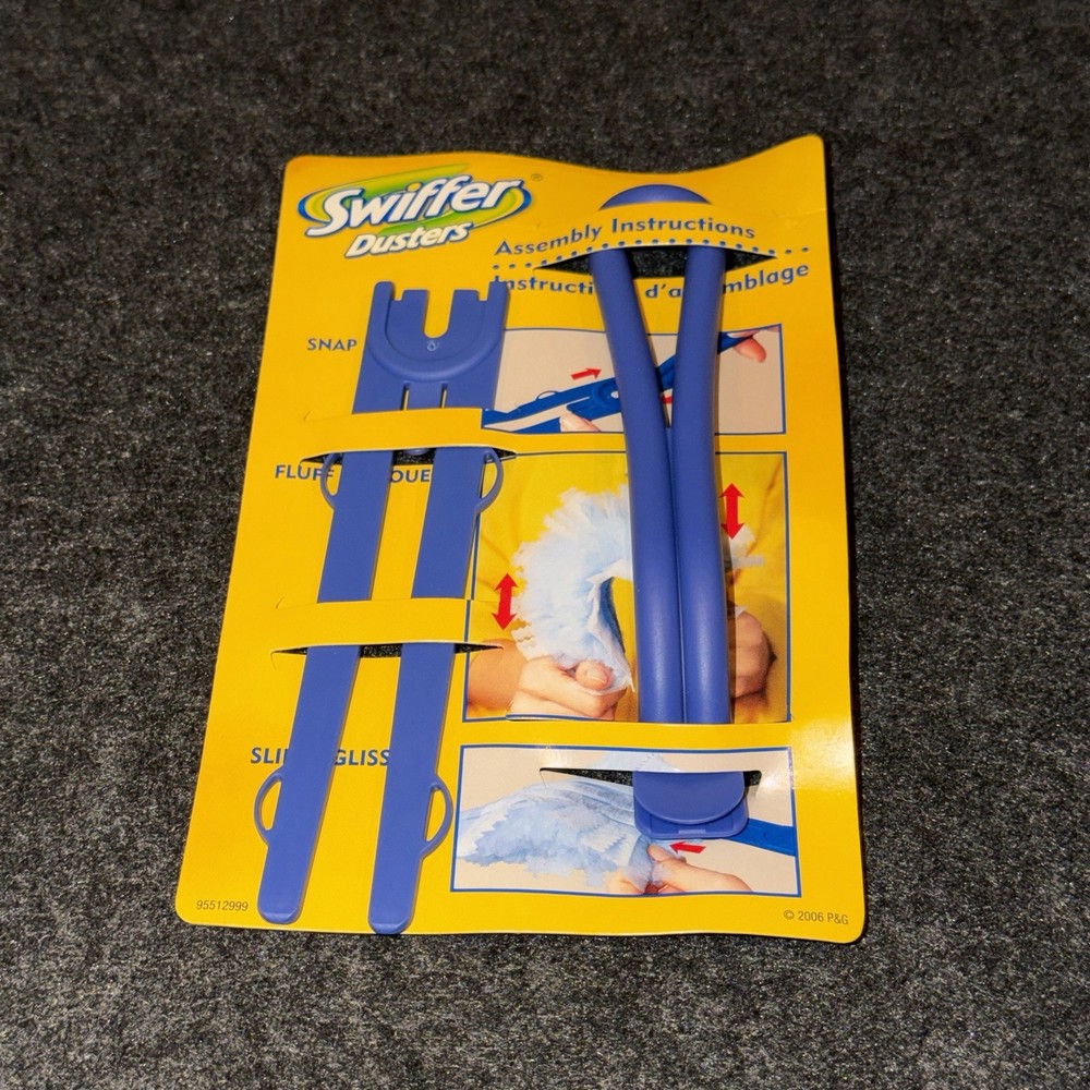 Vintage 2006 Style Swiffer Duster Handle Replacement Duster Handle Short Handle