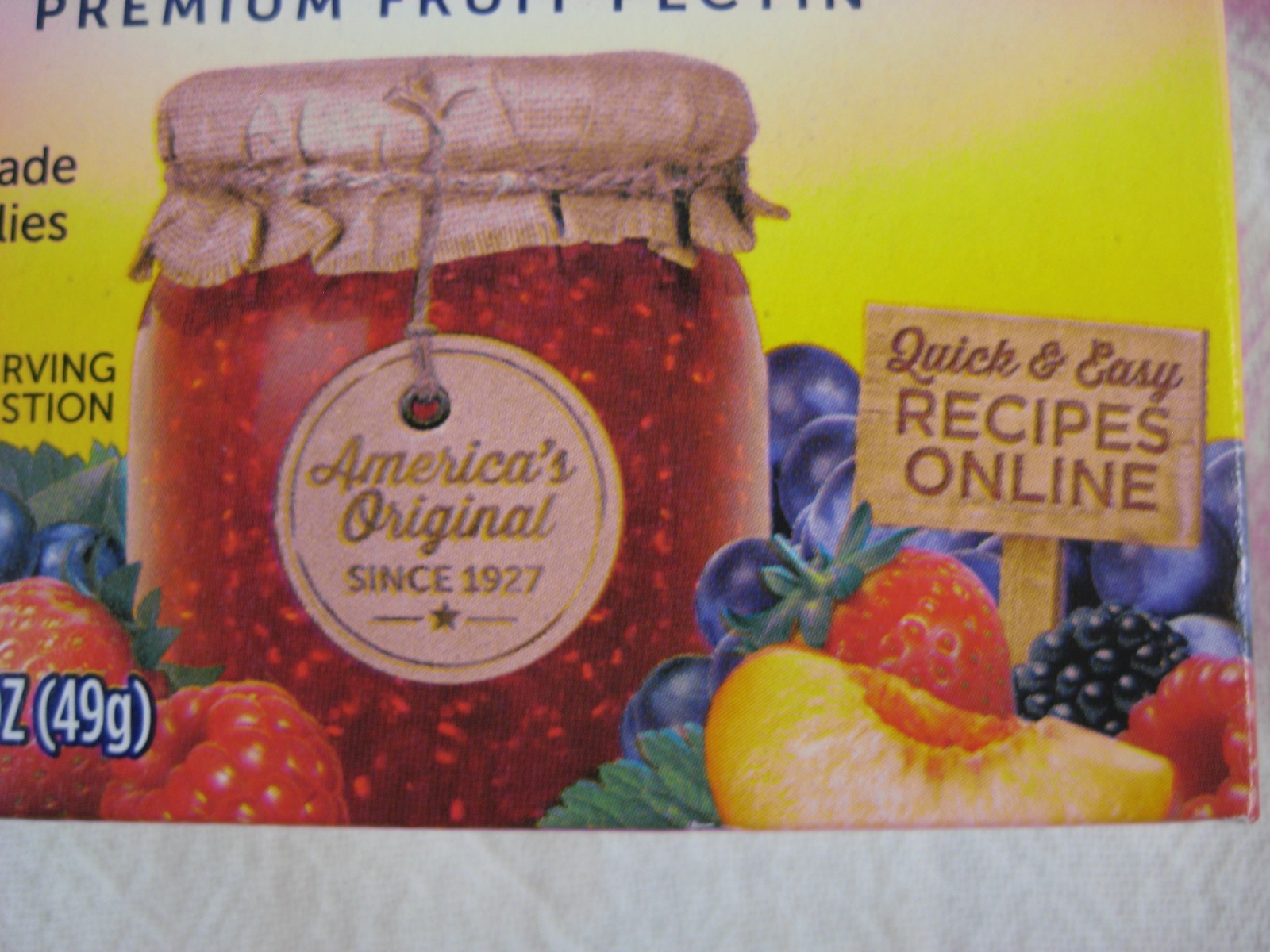 Sure Jell ORIGINAL Premium Fruit Pectin 1.75 oz Per Box Lot of 24 Exp 2028